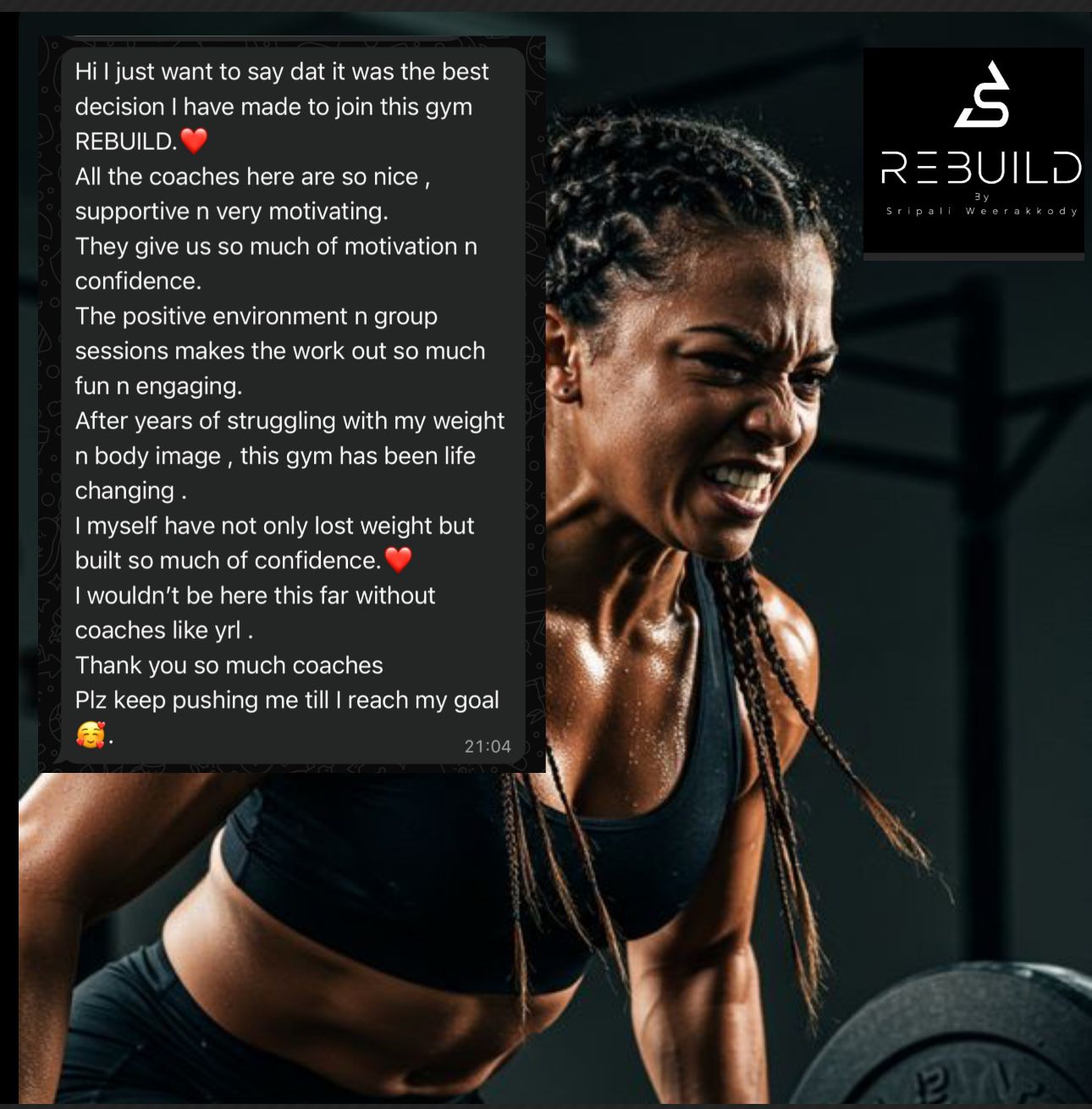 Rebuild gym in Colombo